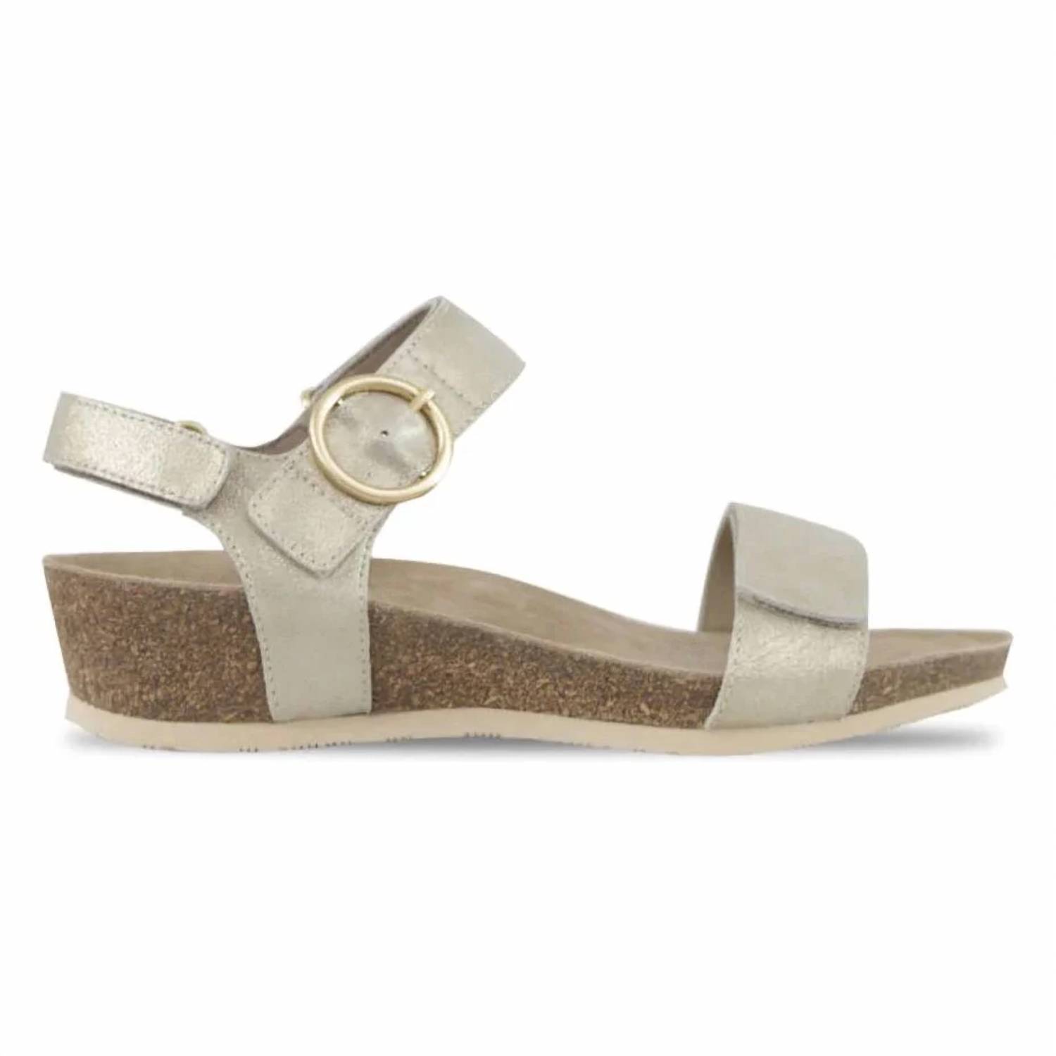 New Munro Women's Sintra Sandal In Gold/Tan Combo